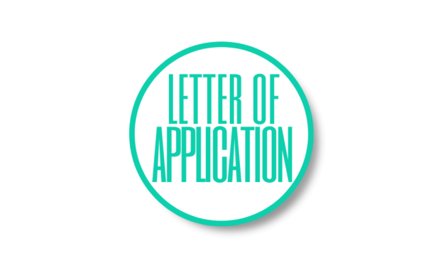 que es application letter en ingles